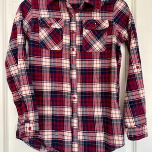 🍁 Avec Super Soft Plaid Flannel Button-Down – Size M but fits like small